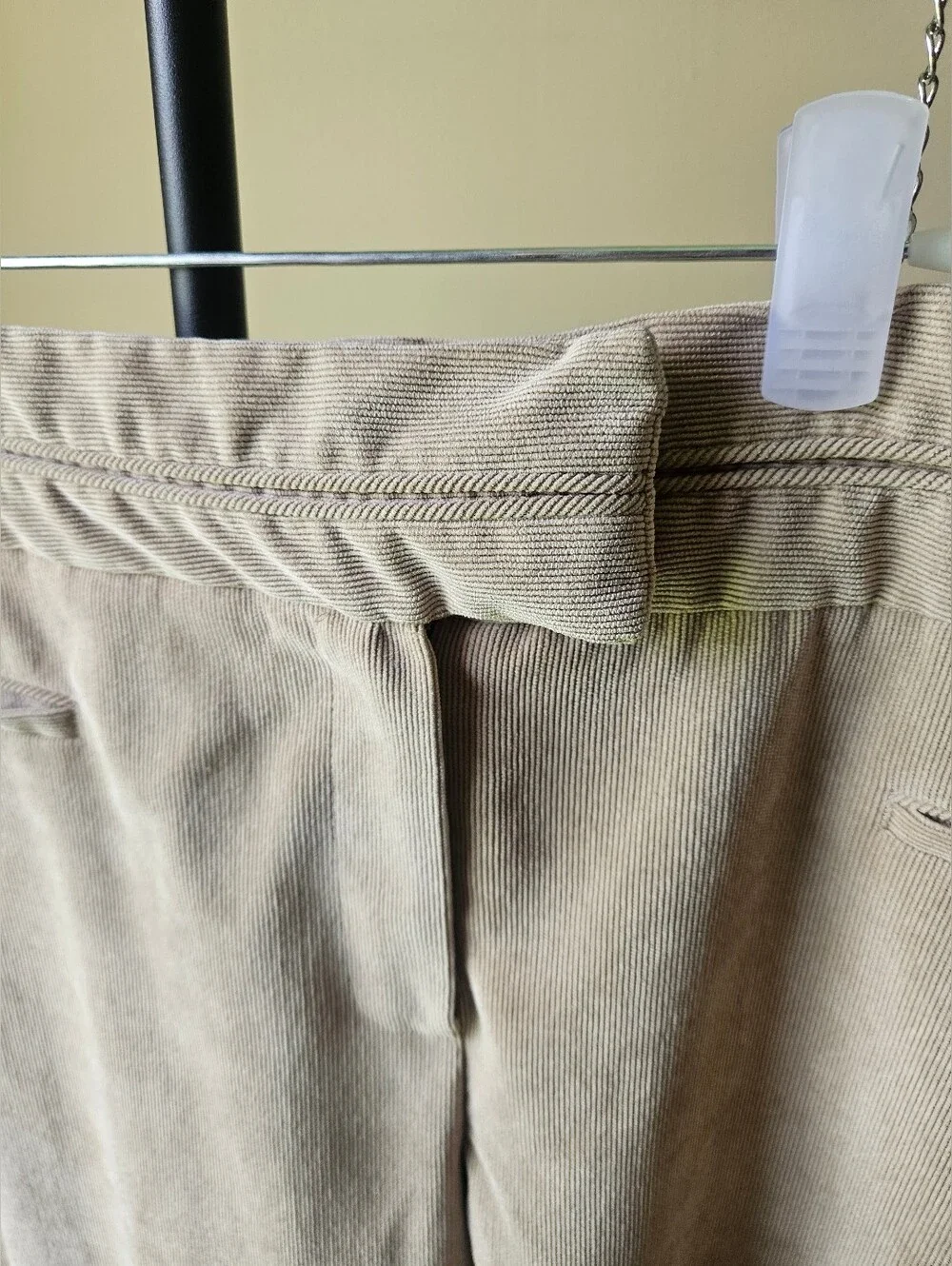 Cato Women's Light Tan Corduroy Pants Size 12 - Picture 3 of 8